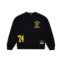NHL Boston Bruins Mitchell & Ness Women's Vintage Crewneck Sweatshirt - Black