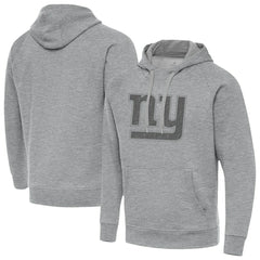 New York Giants Antigua Victory Hoodie Heather Gray