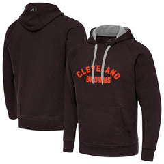 Cleveland Browns Antigua Victory Hoodie Brown