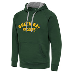 Green Bay Packers Antigua Victory Hoodie Hunter Green