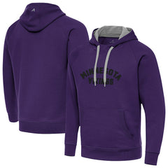 Minnesota Vikings Antigua Victory Hoodie Purple