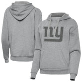 New York Giants Antigua Women's Victory Hoodie Heather Gray