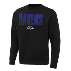 Baltimore Ravens Antigua Victory Sweatshirt Black