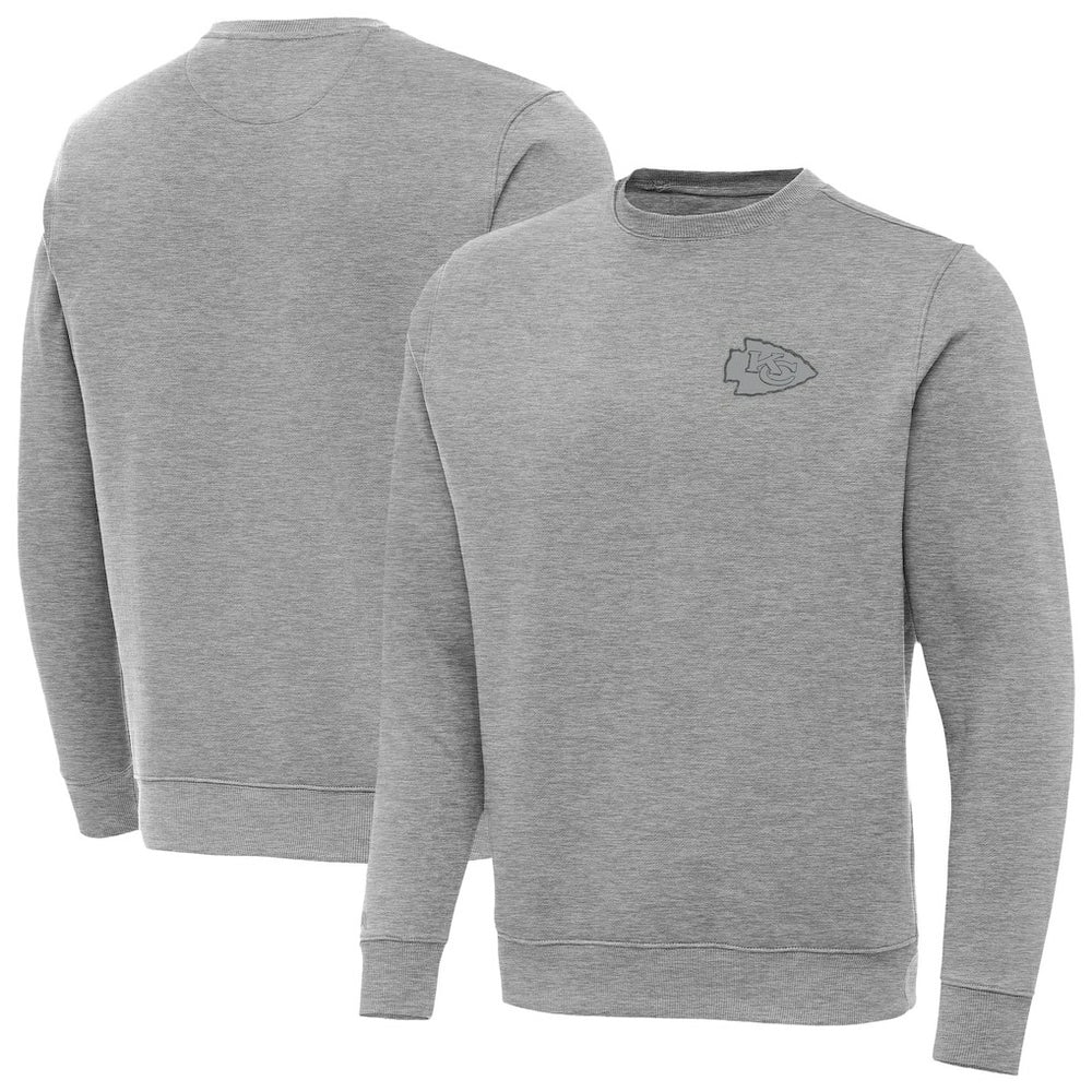 Kansas City Chiefs Antigua Victory Sweatshirt Heather Gray