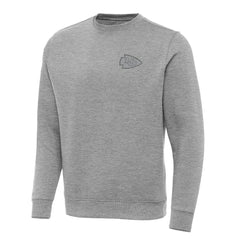 Kansas City Chiefs Antigua Victory Sweatshirt Heather Gray