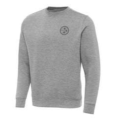 Pittsburgh Steelers Antigua Victory Sweatshirt Heather Gray