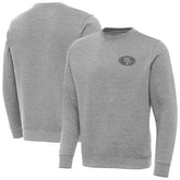 San Francisco 49ers Antigua Victory Sweatshirt Heather Gray