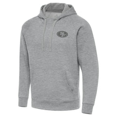 San Francisco 49ers Antigua Victory Hoodie Heather Gray