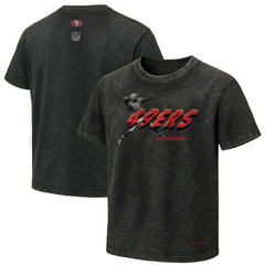 San Francisco 49ers EQUIHUA Retro T-Shirt Black