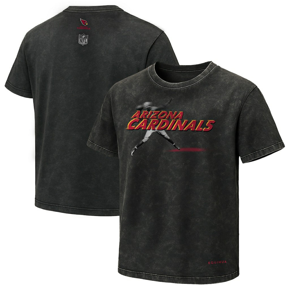 Arizona Cardinals EQUIHUA Retro T-Shirt Black