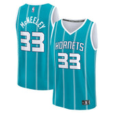 NBA Liam McNeeley Charlotte Hornets Fast Break Replica Jersey - Teal - Icon Edition