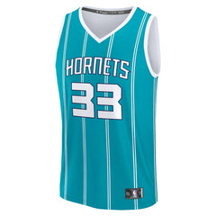 Liam McNeeley Charlotte Hornets Fast Break Replica Jersey Teal Icon Edition