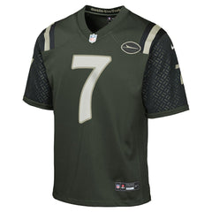 NFL Justin Fields New York Jets Youth 2025 Rivalries Collection Game Jersey - Gotham Green