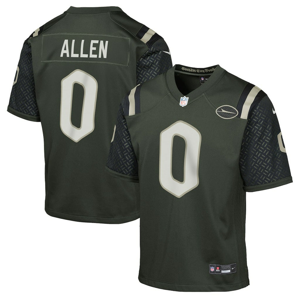 NFL Braelon Allen New York Jets Youth 2025 Rivalries Collection Game Jersey - Gotham Green