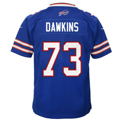 NFL Dion Dawkins Buffalo Bills Youth Team Game Jersey - Royal
