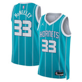 Liam McNeeley Charlotte Hornets Jordan Brand Unisex Swingman Jersey Teal Icon Edition