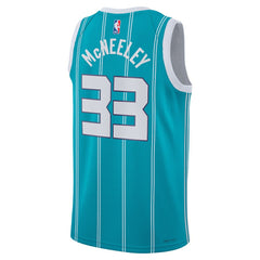 NBA Liam McNeeley Charlotte Hornets Jordan Brand Unisex Swingman Jersey - Teal - Icon Edition discount