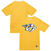 NHL Nashville Predators Mitchell & Ness Heritage T-Shirt - Gold