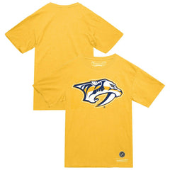 NHL Nashville Predators Mitchell & Ness Heritage T-Shirt - Gold
