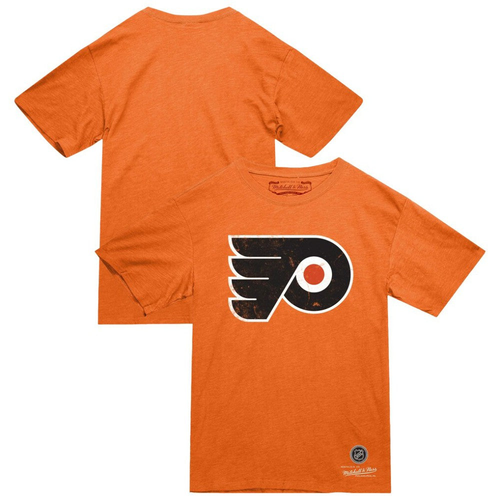 NHL Philadelphia Flyers Mitchell & Ness Heritage T-Shirt - Orange