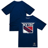 NHL New York Rangers Mitchell & Ness Heritage T-Shirt - Navy