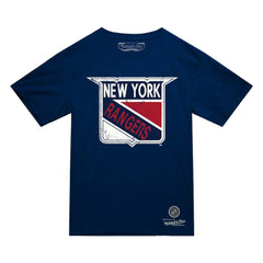 NHL New York Rangers Mitchell & Ness Heritage T-Shirt - Navy