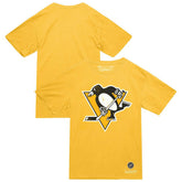NHL Pittsburgh Penguins Mitchell & Ness Heritage T-Shirt - Gold