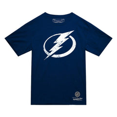 NHL Tampa Bay Lightning Mitchell & Ness Heritage T-Shirt - Navy