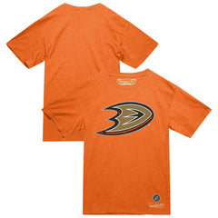 NHL Anaheim Ducks Mitchell & Ness Heritage T-Shirt - Orange