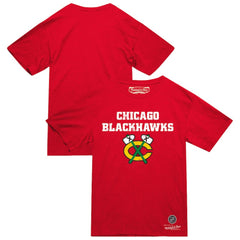 NHL Chicago Blackhawks Mitchell & Ness Heritage T-Shirt - Red