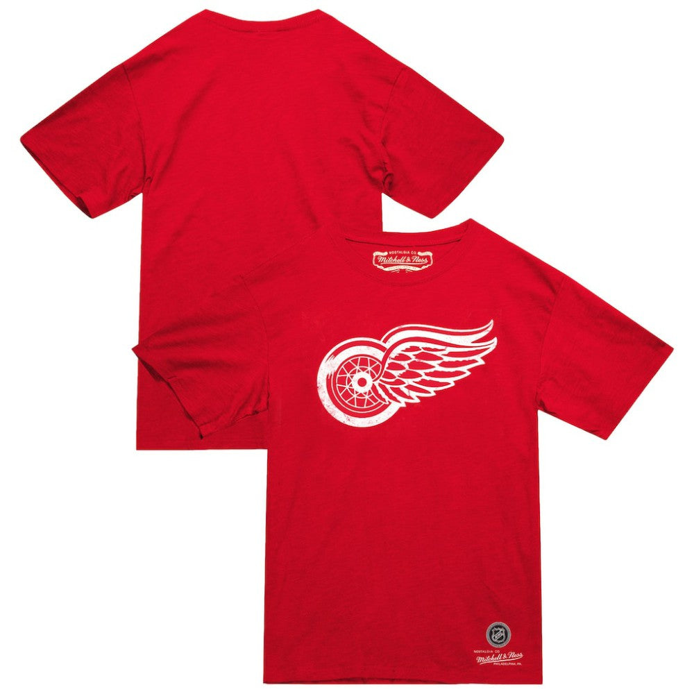 NHL Detroit Red Wings Mitchell & Ness Heritage T-Shirt - Red