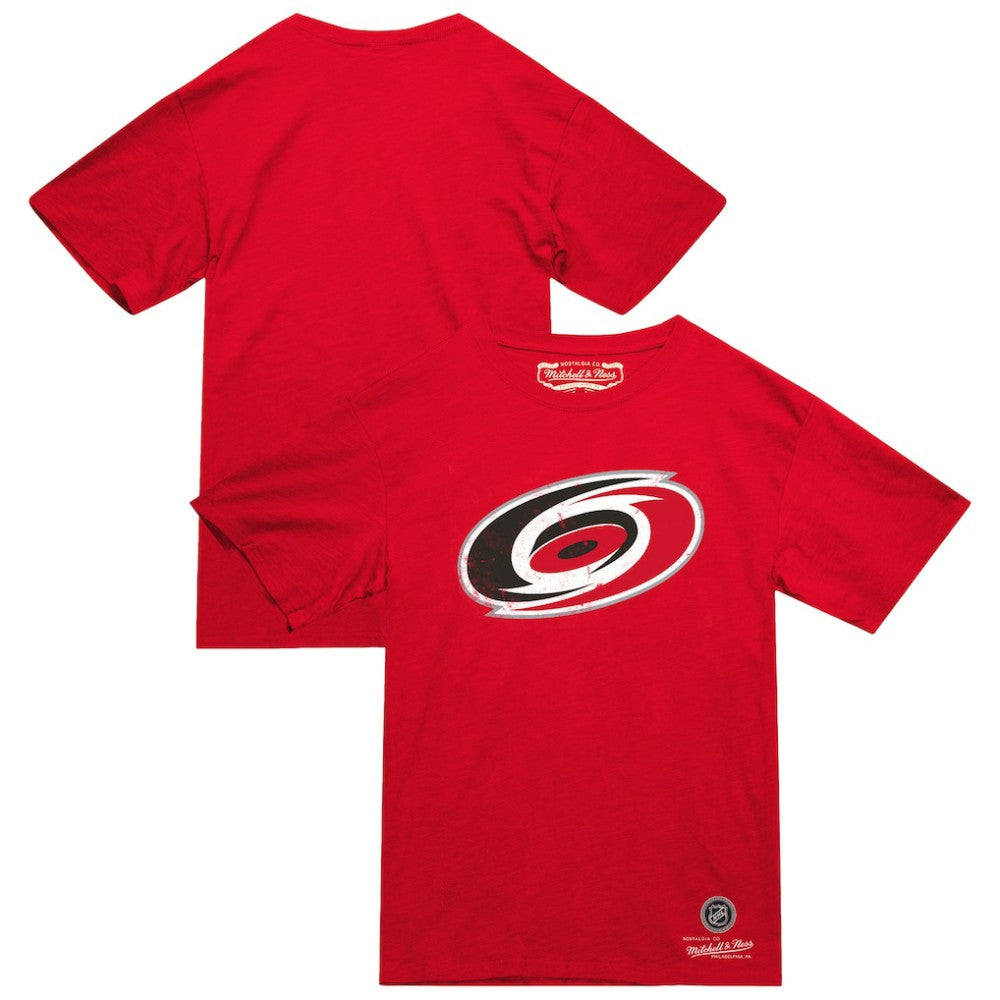 NHL Carolina Hurricanes Mitchell & Ness Heritage T-Shirt - Red