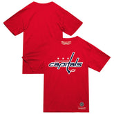 NHL Washington Capitals Mitchell & Ness Heritage T-Shirt - Red
