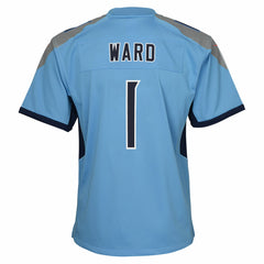 NFL Cameron Ward Tennessee Titans Youth Team Game Jersey - Light Blue