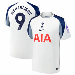 Richarlison Tottenham Hotspur 2025/26 Home Replica Player Jersey White