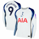 Richarlison Tottenham Hotspur 2025/26 Home Replica Long Sleeve Player Jersey White