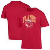 NHL Calgary Flames Champion Helmet T-Shirt - Red