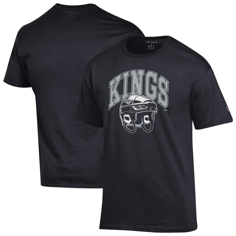 NHL Los Angeles Kings Champion Helmet T-Shirt - Black