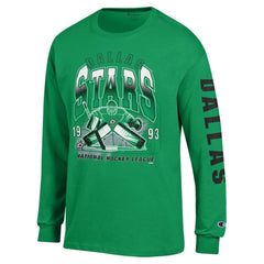 NHL Dallas Stars Champion Long Sleeve Jersey T-Shirt - Kelly Green