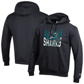 NHL San Jose Sharks Champion Powerblend Hoodie - Black