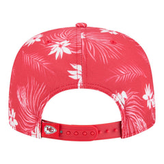 Kansas City Chiefs New Era Palm Print A-Frame 9FIFTY Snapback Hat Red