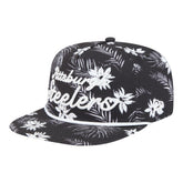 Pittsburgh Steelers New Era Palm Print A-Frame 9FIFTY Snapback Hat Black