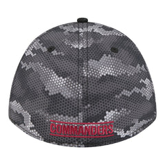 Washington Commanders New Era Camo A-Frame 39THIRTY Flex Hat Black