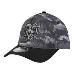 Chicago Bears New Era Camo A-Frame 39THIRTY Flex Hat Black