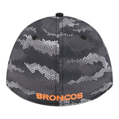 Denver Broncos New Era Camo A-Frame 39THIRTY Flex Hat Black
