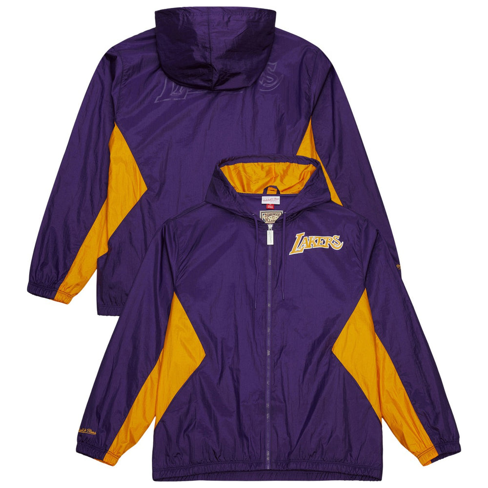 Los Angeles Lakers Playmaker Full-Zip Hooded Windbreaker Jacket Purple
