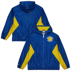 Golden State Warriors Playmaker Full-Zip Hooded Windbreaker Jacket Royal
