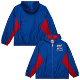 Denver Nuggets Playmaker Full-Zip Hooded Windbreaker Jacket Blue