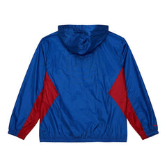 Detroit Pistons Playmaker Full-Zip Hooded Windbreaker Jacket Blue