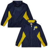 Indiana Pacers Playmaker Full-Zip Hooded Windbreaker Jacket Navy